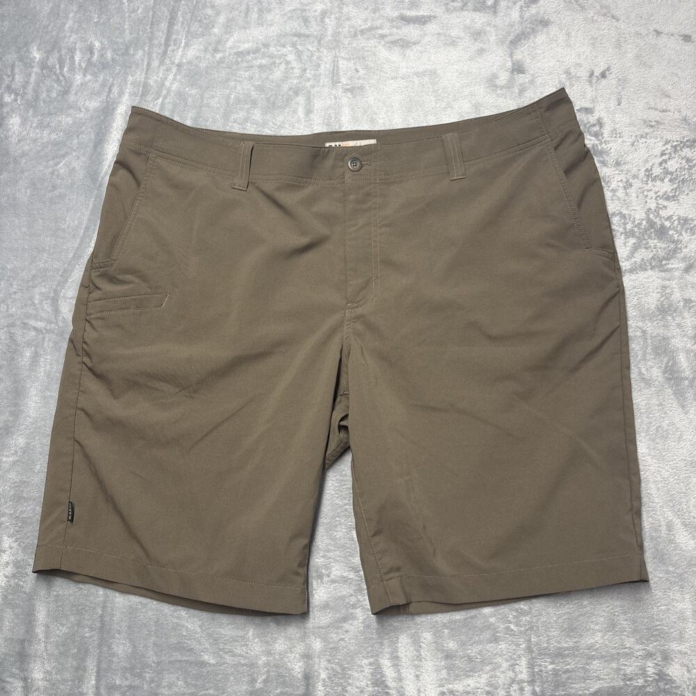 5.11 Tactical Men Shorts Tag 42 Measures 44 Brown 10” Polyester Stretch